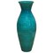 Uniquewise 21" Modern Bamboo Floor Vase Flared Design for Dining Room Living Room and Entryway Décor Ideal for Dried Branches Sticks Long Stems Artificial Flowers, & Contemporary Home Styling